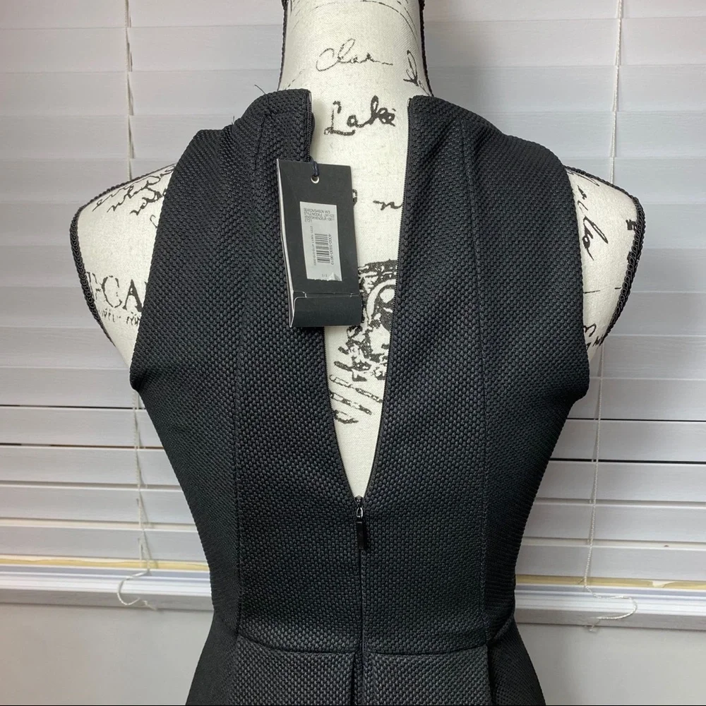 NWT A/X Textured Fit & Flare Sleeveless Dress - Picture 6 of 8